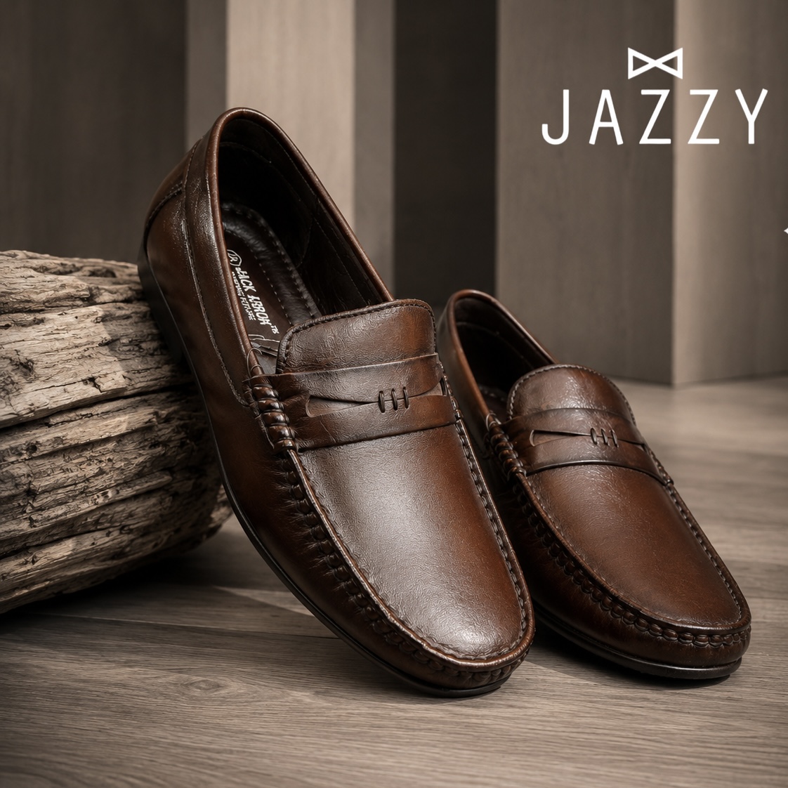 GENUINE LEATHER LOAFERS