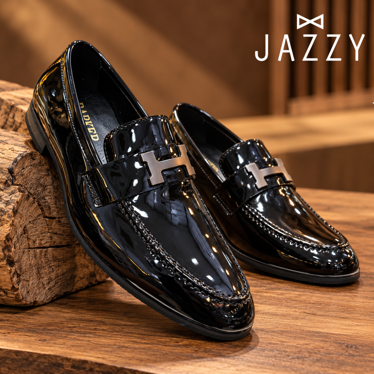 Men’s Comfy Glossy Loafers