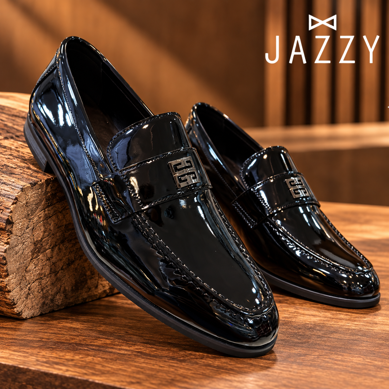 Men’s Comfy Glossy Loafers