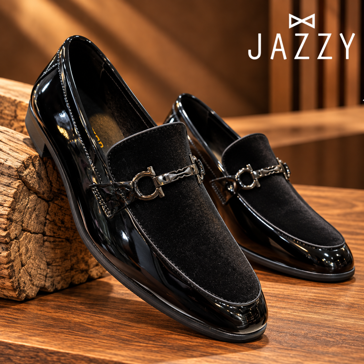 Men’s Comfy Glossy Loafers