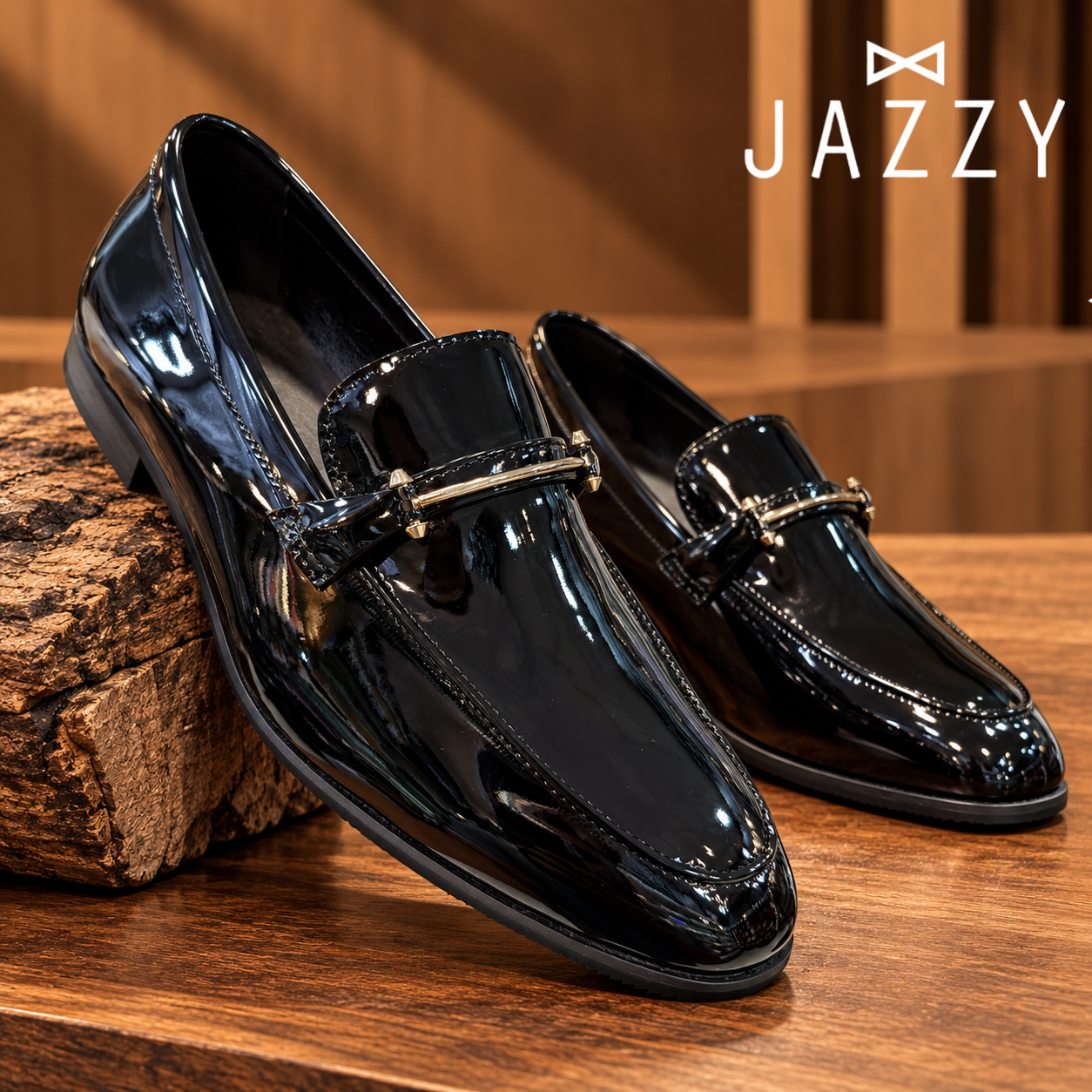 Men’s Comfy Glossy Loafers