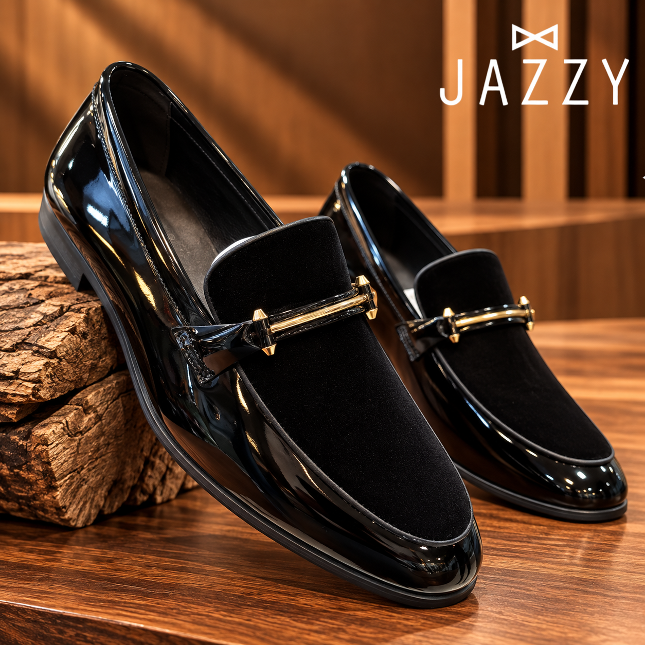 Men’s Comfy Glossy Loafers